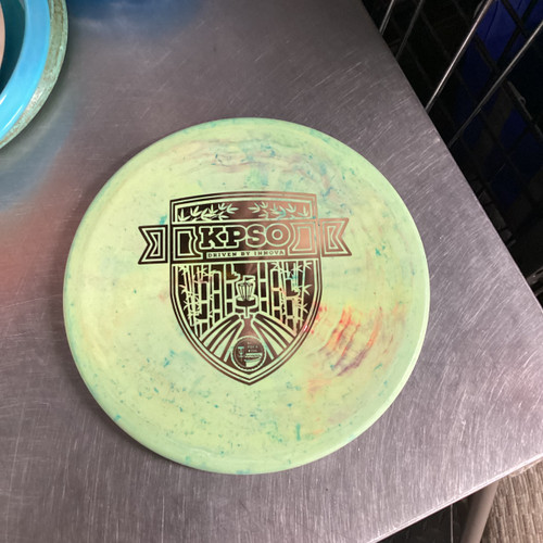 Vist Large View of Product Image Which is Used Innova GALACTIC XT GATOR 3 Disc Golf Putter Green