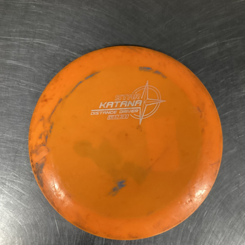 Vist Large View of Product Image Which is Used Innova STAR KATANA Disc Golf Driver Orange