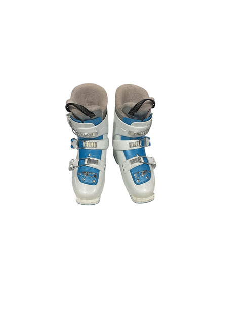 Vist Large View of Product Image Which is Used Nordica TEAM 3 Girls DH Ski Boot White 225 MP - J04.5 - W5.5