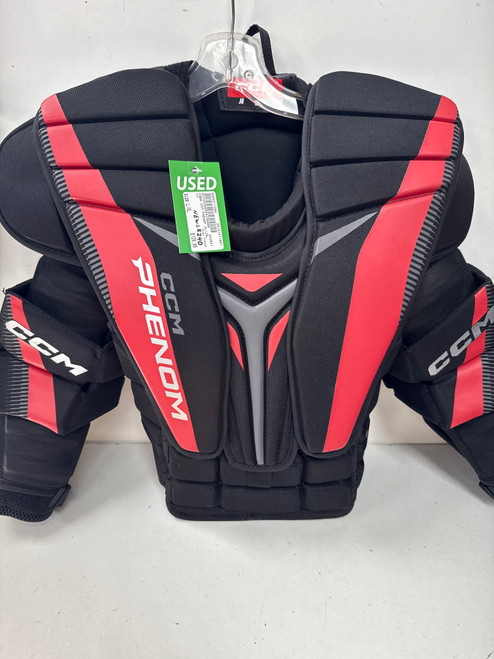 Vist Large View of Product Image Which is Used CCM PHENOM Junior Body Armor L/XL (new= $240)