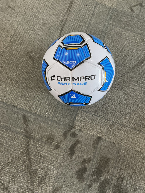 Vist Large View of Product Image Which is Used Champro RENEGADE 500 All Size Soccer Ball Royal Blue 4
