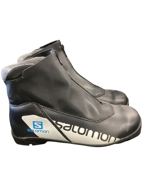 Vist Large View of Product Image Which is Used Salomon Womens NNN XC Ski Boots Black W 06.5-07 / JR 4.5-05
