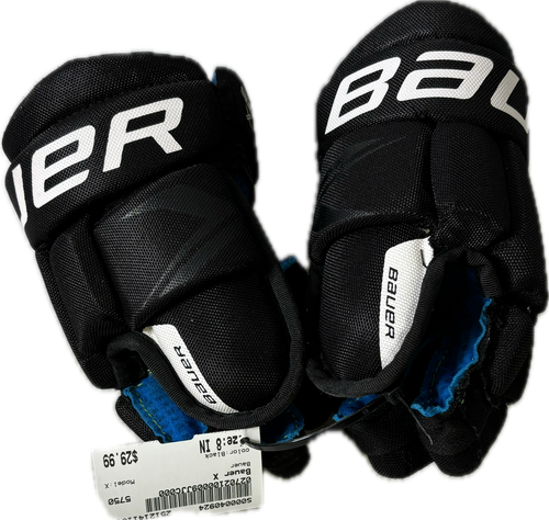 Vist Large View of Product Image Which is Used Bauer X Junior Gloves Black 8"