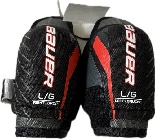 Vist Large View of Product Image Which is Used Bauer LIL SPORT Youth Elbow Pads LG
