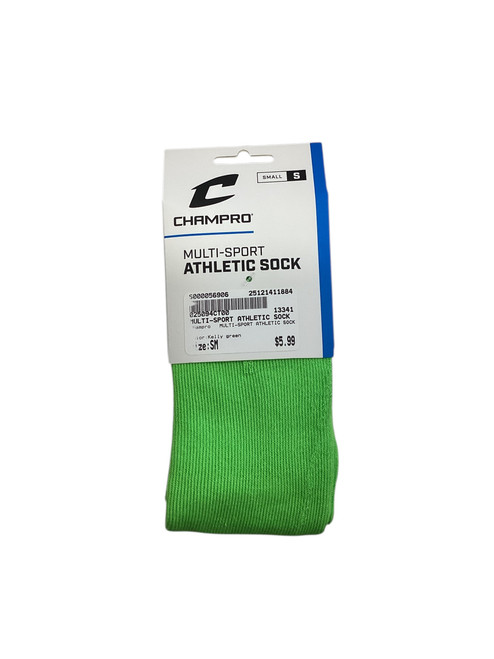 Vist Large View of Product Image Which is Used Champro MULTI-SPORT ATHLETIC SOCK Other Clothing Kelly green SM