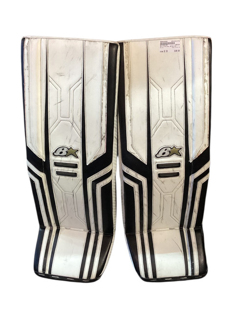 Vist Large View of Product Image Which is Used Brians OPTIK X3 Goalie Leg Pads Senior None 32"