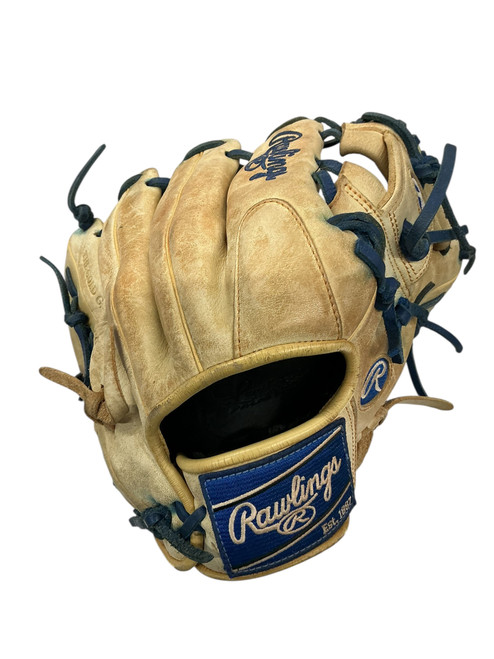 Vist Large View of Product Image Which is Used Rawlings GG ELITE GGE115ICRR BB/SB Glove RH Throw Tan 11 1/2"