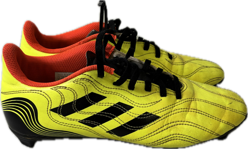 Vist Large View of Product Image Which is Used Adidas Soccer Cleats Yellow Senior 7