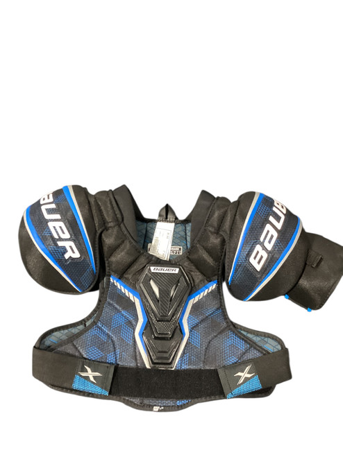 Vist Large View of Product Image Which is Used Bauer X Intermediate Shoulder Pads LG
