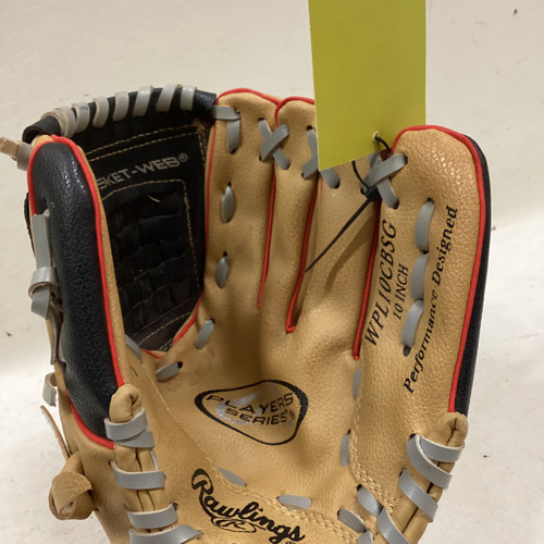 Vist Large View of Product Image Which is Used Rawlings WPL10CBSG BB/SB Glove RH Throw Brown 10"