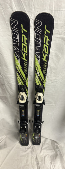 Vist Large View of Product Image Which is Used Salomon MINI KART Boys DH Ski/Binding Black 110 cm