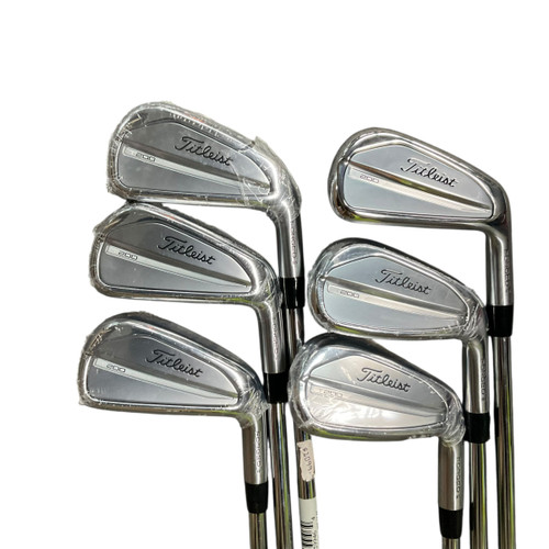Vist Large View of Product Image Which is Used Titleist T200 2023 - NEVER USED/IN-WRAPPER Mens Iron Set RH 4I-PW **Missing 9 iron**