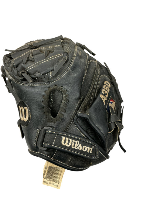 Vist Large View of Product Image Which is Used Wilson A360 BB/SB Catchers LH Throw Black 31 1/2"