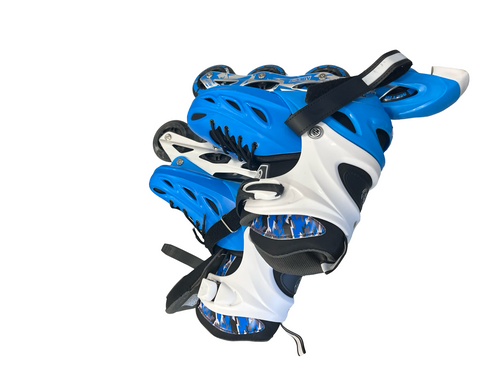 Vist Large View of Product Image Which is Used METROLLER ABEC7 Senior Rec Fitness Skates White Adjustable