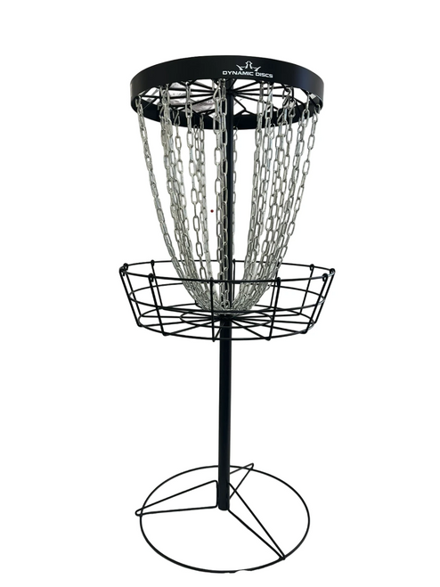 Vist Large View of Product Image Which is New Dynamic Discs Recruit Lite Black Disc Golf Goal/Basket