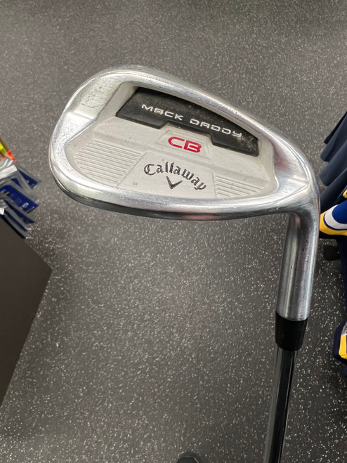 Vist Large View of Product Image Which is Used Callaway MACK DADDY CB Golf Wedge Mens RH 58 Degree