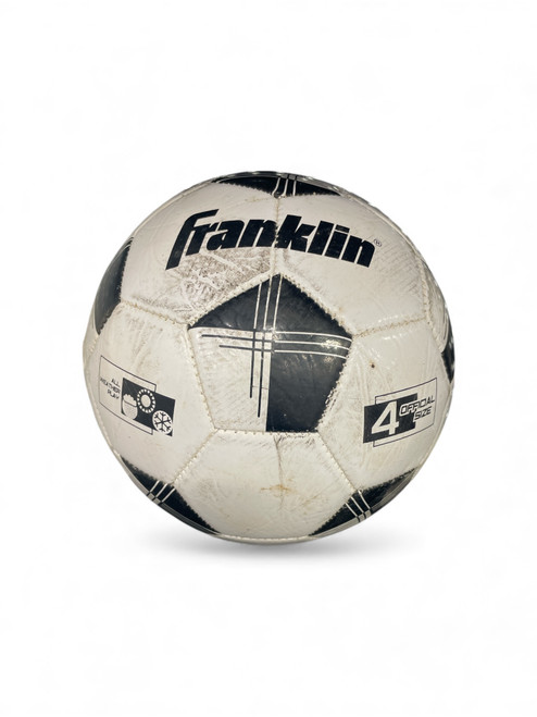 Vist Large View of Product Image Which is Used Franklin ALL WEATHER All Size Soccer Ball White 4
