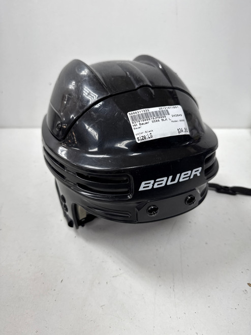 Vist Large View of Product Image Which is Used Bauer 3500 Hockey Helmet Only Black LG