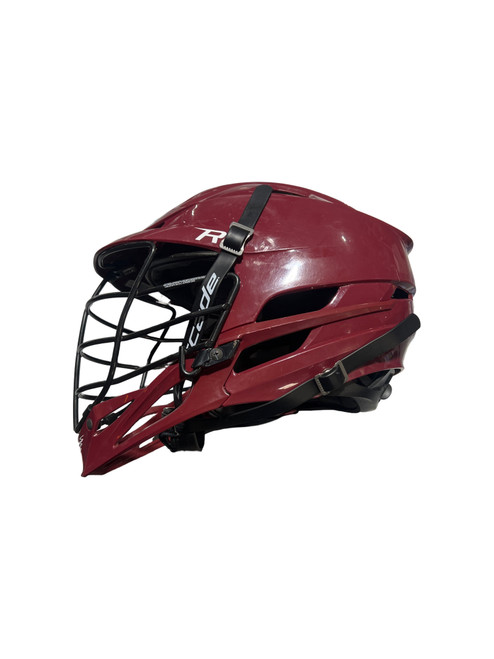 Vist Large View of Product Image Which is Used Cascade R Lacrosse Helmet Maroon One Size