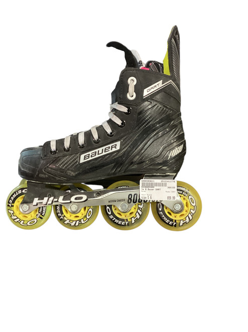 Vist Large View of Product Image Which is Used Bauer DART Senior Rec Fitness Skates Black Senior 6