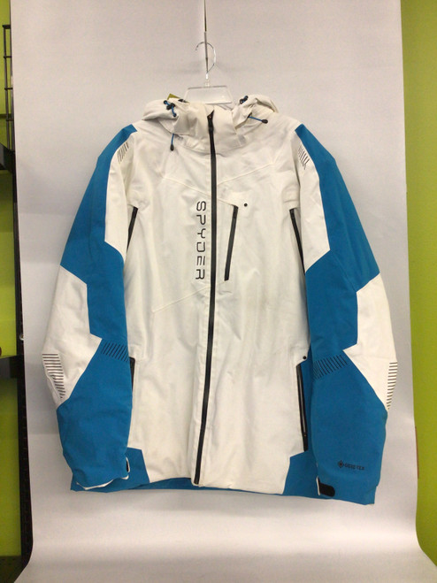 Vist Large View of Product Image Which is Used Spyder SPYDER SKI JACKET 3XL Adult Racing Suit White 3X