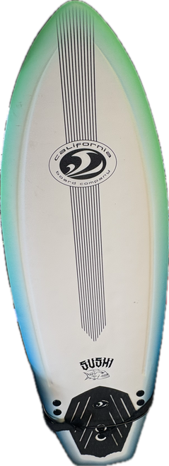 Vist Large View of Product Image Which is Used California Board Co SUSHI Surfboard Green 5Ft 8In