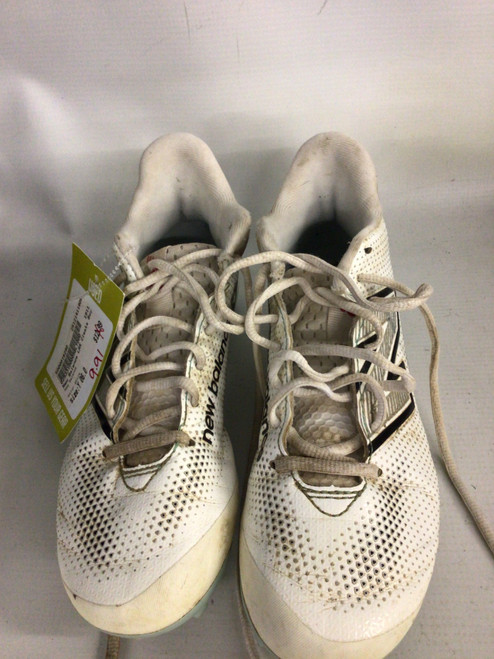 Vist Large View of Product Image Which is Used New Balance LAX Cleats Boys White Youth 06.0