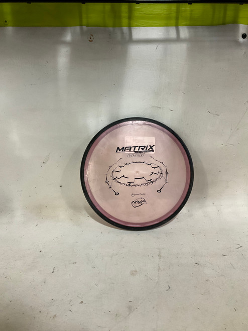 Vist Large View of Product Image Which is Used MVP MATRIX Disc Golf Driver Pink