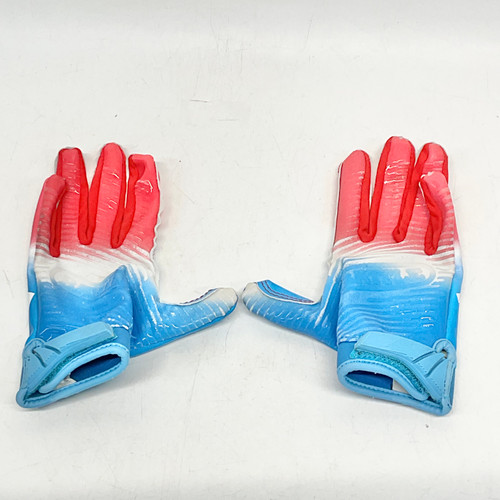 Vist Large View of Product Image Which is Used Battle Sports YOUTH FB Gloves White/Royal/Red MD