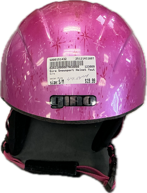 Vist Large View of Product Image Which is Used Giro Snowsport Helmet Youth Pink S/M