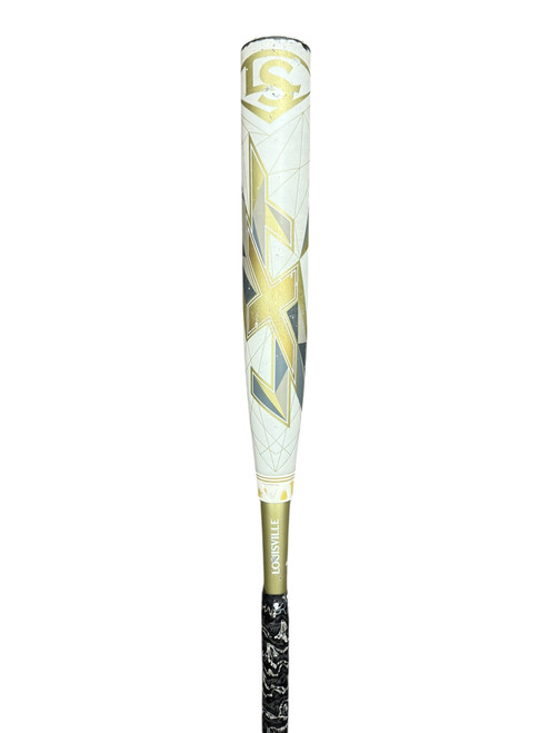 Vist Large View of Product Image Which is Used 2019 Louisville Slugger LXT WTLFPX19A11 30/19 -11 Fastpitch Bat - White And Gold