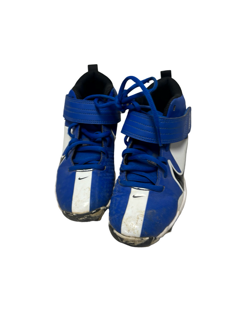 Vist Large View of Product Image Which is Used Force Trout 7 Keystone GS 'Game Royal Camo' CQ7642-402 Baseball Cleats Royal Blue Junior 03