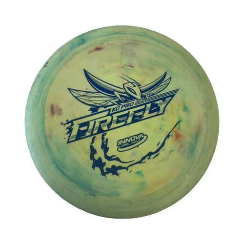 Vist Large View of Product Image Which is Used Innova KC PRO FIREFLY Disc Golf Putter Green