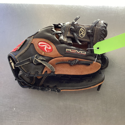 Vist Large View of Product Image Which is Used Rawlings CAL RIPKEN JR BB/SB Glove RH Throw Black 13"