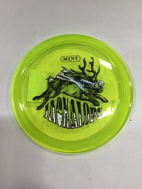 Vist Large View of Product Image Which is Used Mint ETERNAL JACKALOPE Disc Golf Driver Yellow 175g