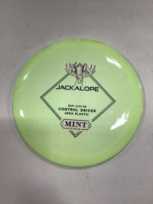 Vist Large View of Product Image Which is Used Mint APEX JACKALOPE Disc Golf Driver Yellow 168g