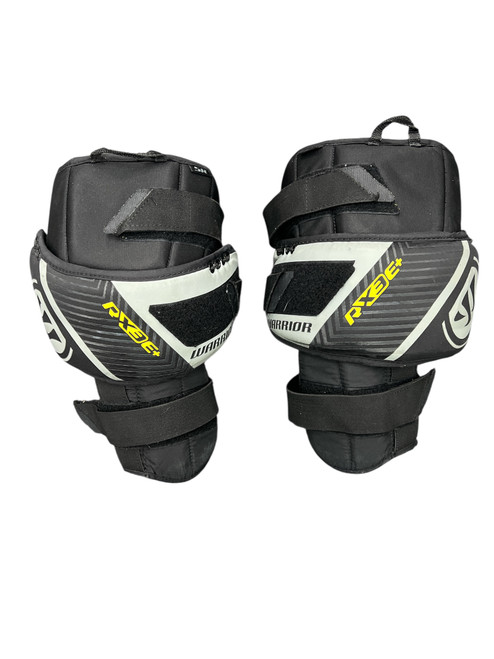 Vist Large View of Product Image Which is Warrior PX3E+ goalie knee pads- front view