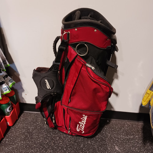 Vist Large View of Product Image Which is Used Titleist STAND BAG Mens Stand Bag Red