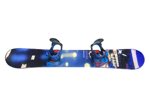 Vist Large View of Product Image Which is Used Salomon Mens Board/Bindings Royal Blue 155 cm