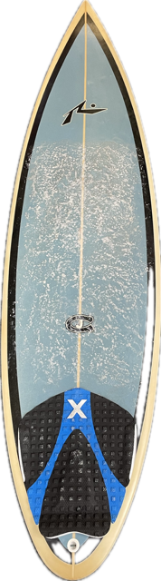 Vist Large View of Product Image Which is Used Rusty CJ HOBGOOD Surfboard White 6Ft 6I