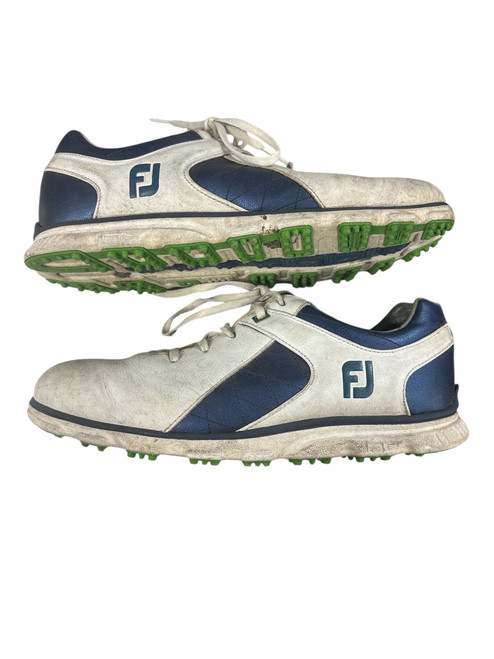 Vist Large View of Product Image Which is Used Foot Joy Mens Golf Shoes White Senior 9