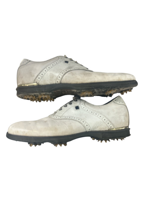 Vist Large View of Product Image Which is Used Foot Joy Mens Golf Shoes White Senior 9