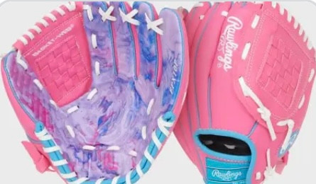 Vist Large View of Product Image Which is New Rawlings Flex Palm 10" Baseball Glove Pink
