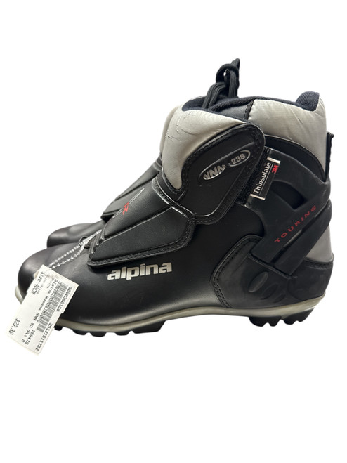 Vist Large View of Product Image Which is Used Alpina Womens NNN XC Ski Boots Black M 07-07.5 / W 08-08.5