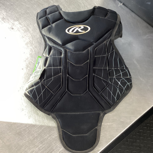 Vist Large View of Product Image Which is Used Rawlings YTH SMALL CHEST PROTECTOR Catchers Chest Protector Black Youth