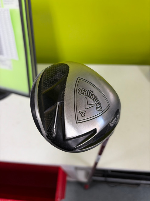 Vist Large View of Product Image Which is Used Callaway RAZR X BLACK Mens Fairway Wood RH 4 Wood