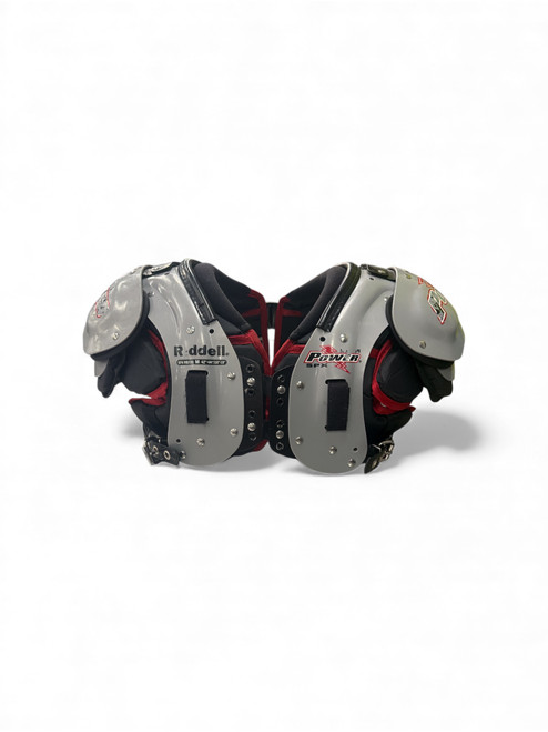 Vist Large View of Product Image Which is Used Riddell POWER SPX FB Shoulder Pads Grey MD