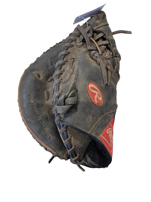 Vist Large View of Product Image Which is Used Rawlings PREMIUM SERIES CATCHERS MITT BB/SB Catchers LH Throw Black 32 1/2"