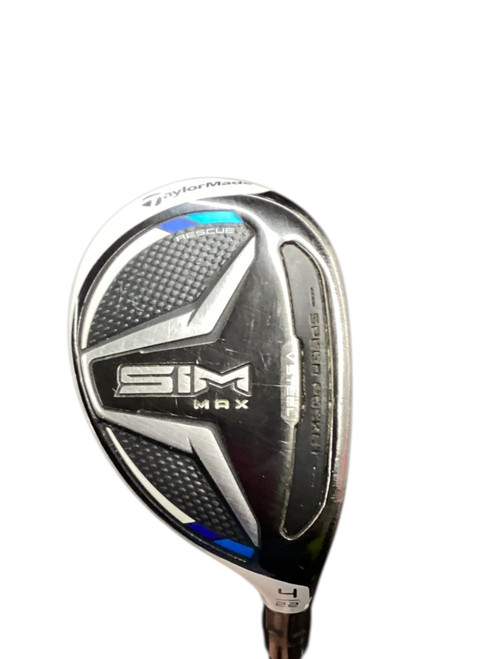 Vist Large View of Product Image Which is Used Taylormade SIM MAX Mens Golf Fairway 4 Wood Right Hand