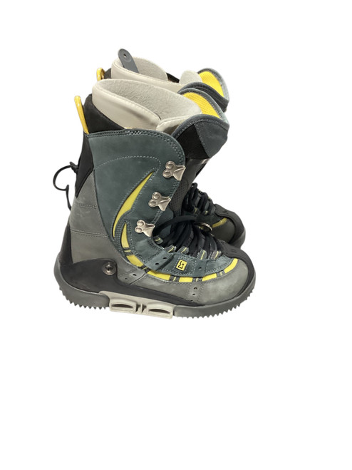 Vist Large View of Product Image Which is Used 77 ZONE SI Mens Snowboard Boots Grey Senior 7.5